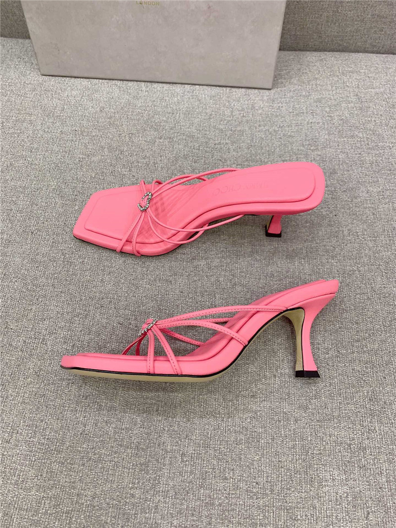 J1m*y Ch00 Heeled Slides