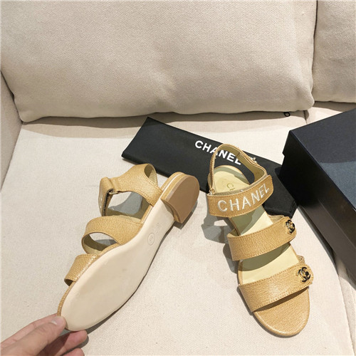 Ch**el Flat Dupes sandals womens