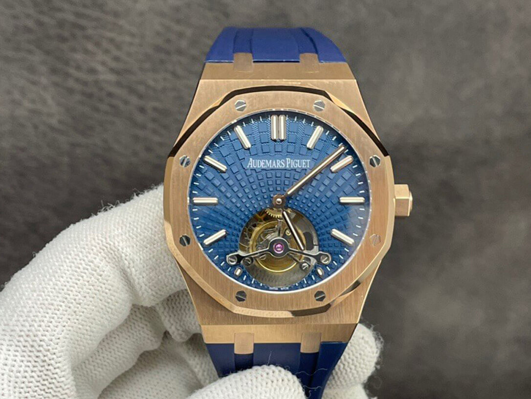 Replica Audemars P1g*et Royal Oak Tourbillon 1:1 Best Edition R8 Factory Rubber Strap