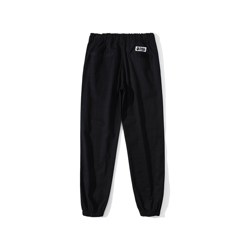 BAPE Shark Track Pants Sweatpants Black Khaki HDCP8786