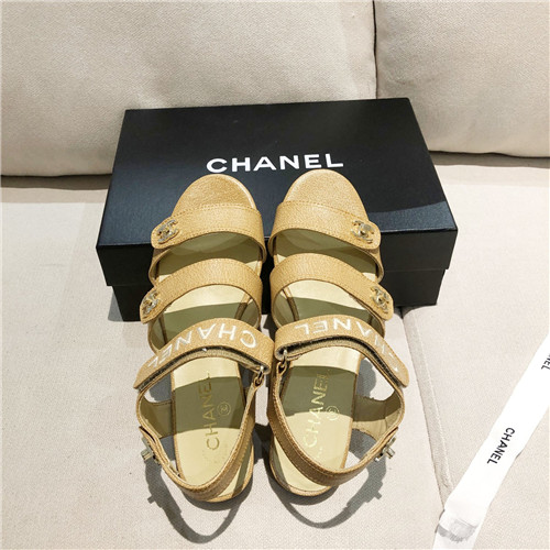 Ch**el Flat Dupes sandals womens