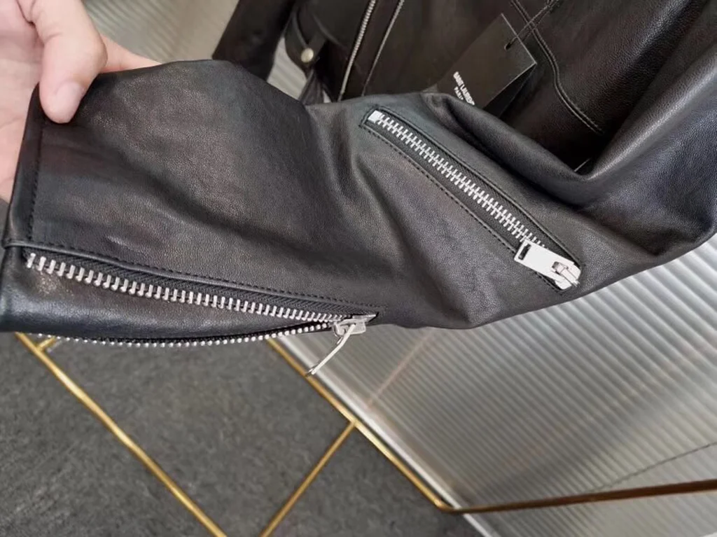 Sa1nt Lau*nt Replica Real Leather Jacket