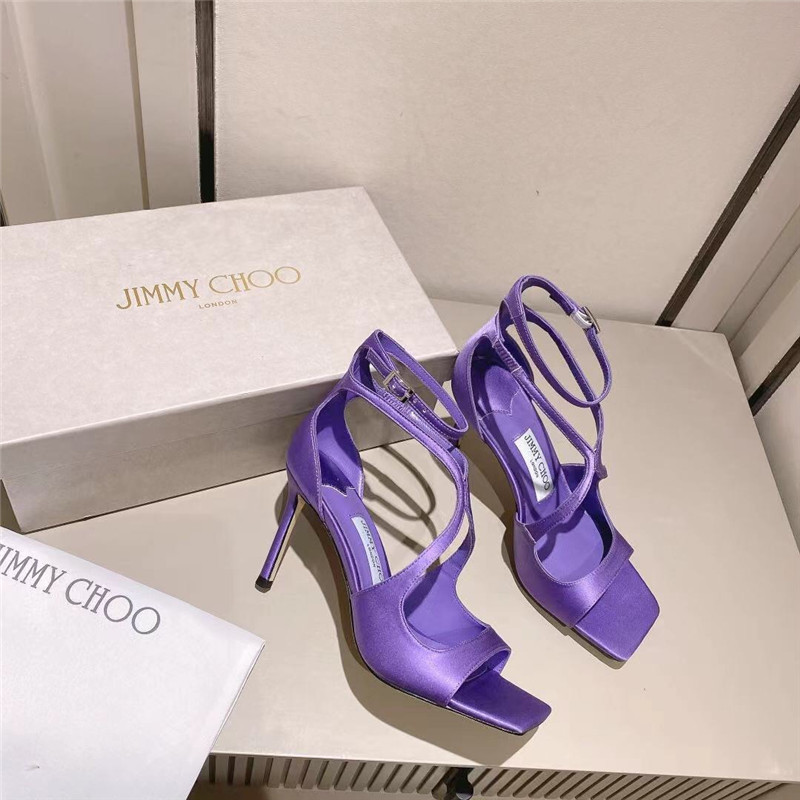 J1m*y Ch00 Paris window custom high-heeled sandals