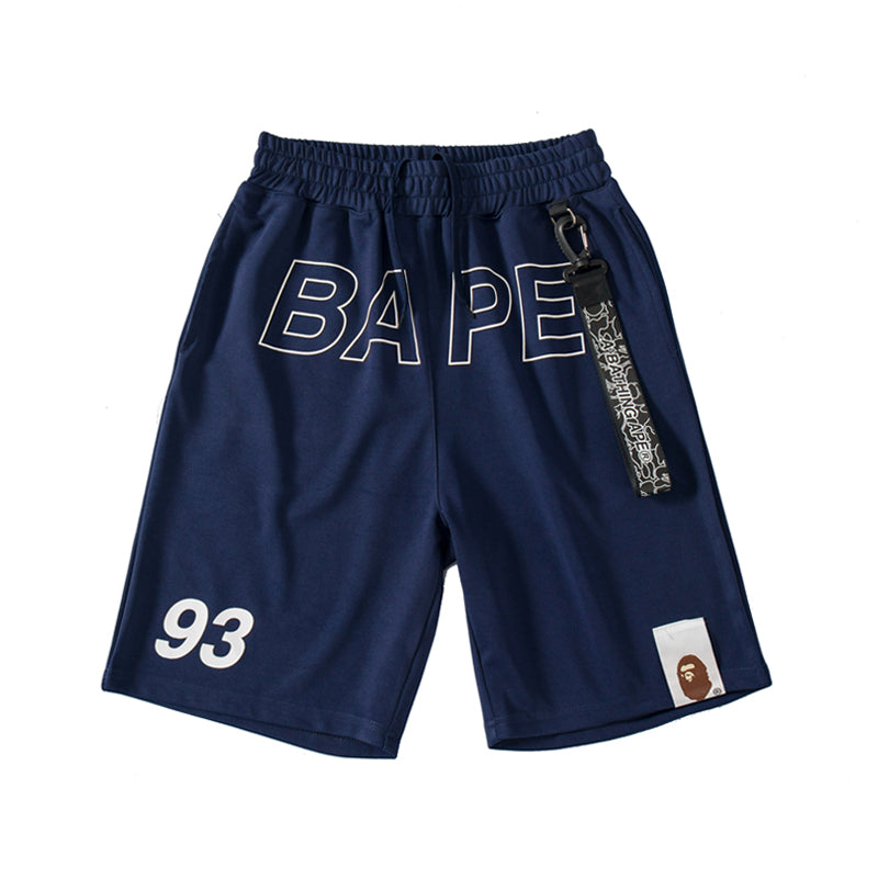 BAPE APE 93 Shorts Blue Black Pants HDCP8703