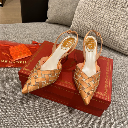 rene caovilla heel sandals