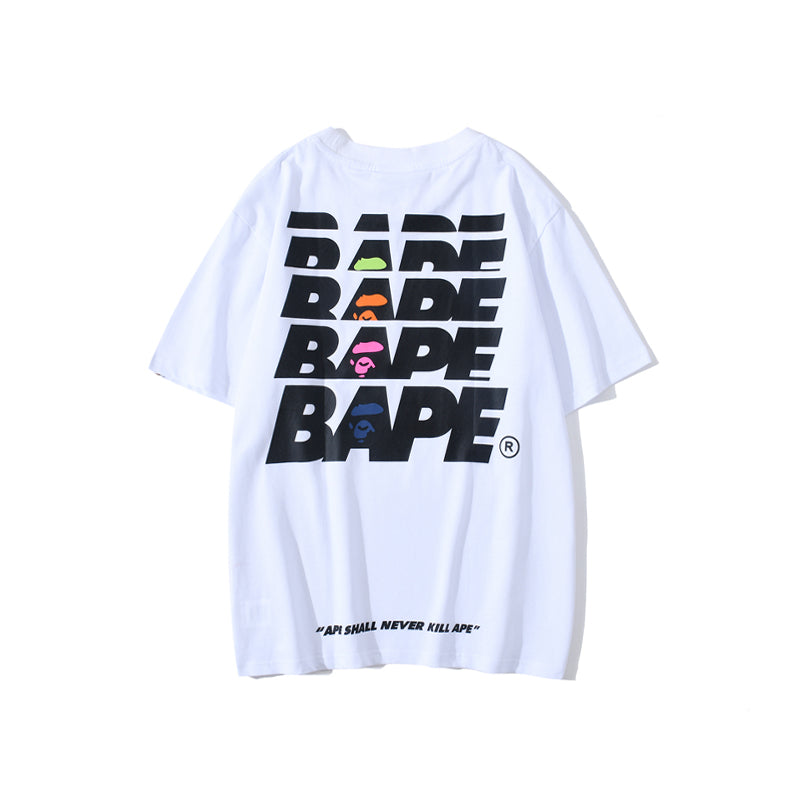 Bape Camo Ape Head Reflective College T Shirt 1688