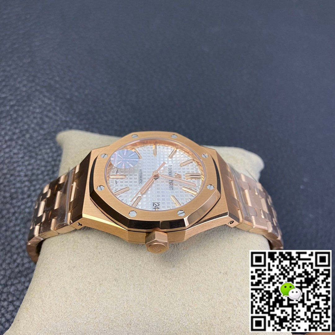 Replica Audemars P1g*et Royal Oak 15450OR.OO.1256OR.01 1:1 Best Edition JF Factory Rose Gold