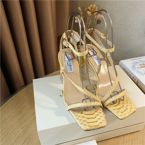 J1m*y Ch00 block heels sandals