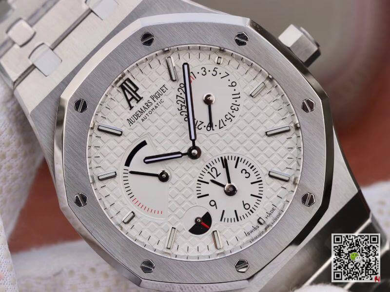Replica Audemars P1g*et Royal Oak 26120ST.OO.1220ST.02 TWA Factory 1:1 Best Edition Swiss ETA2329 White textured dial
