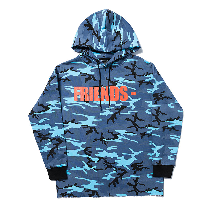 Vlone x Friends Hoodie Camo V Sweatshirt 6807