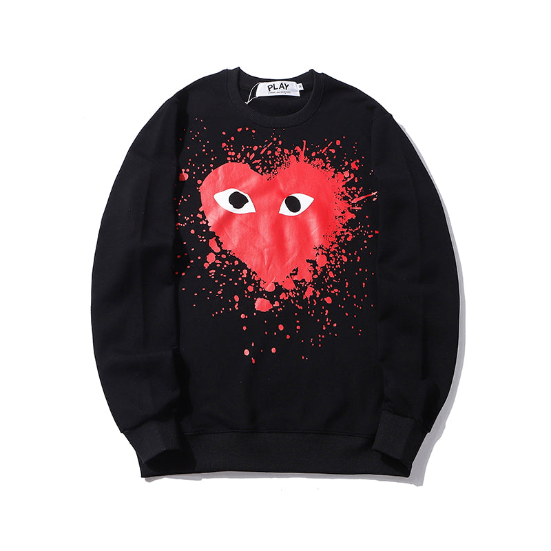 Play Comme Des Garcons Heart Hoodie 3104