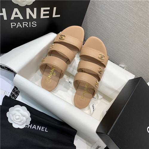 Ch**el flat sandals slippers