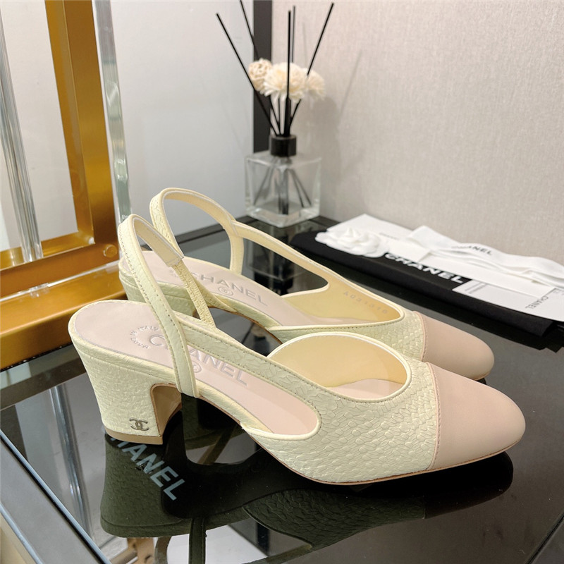 Ch**el Slingback Dupe heels sandals