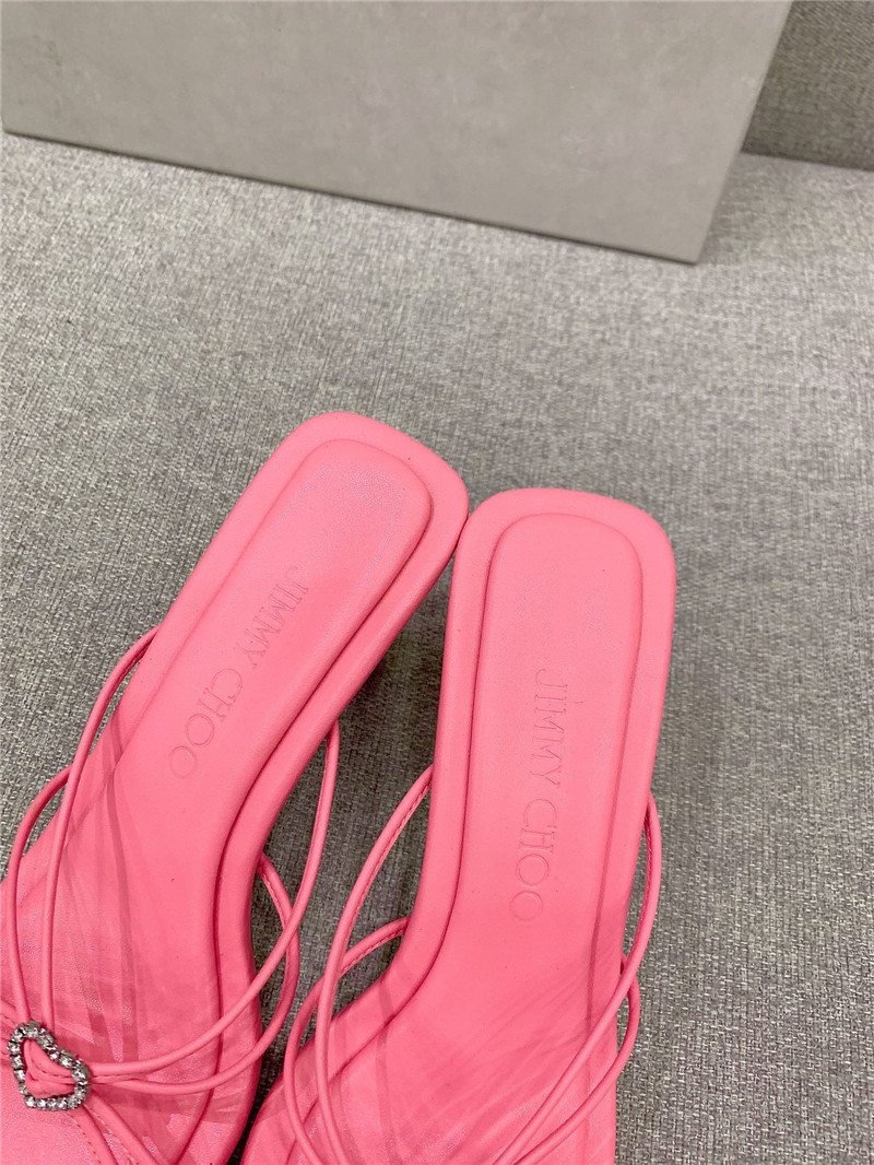 J1m*y Ch00 Heeled Slides