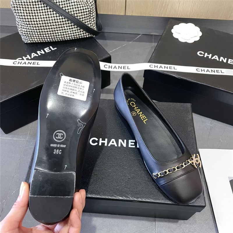 Ch**el Flat Dupes shoes