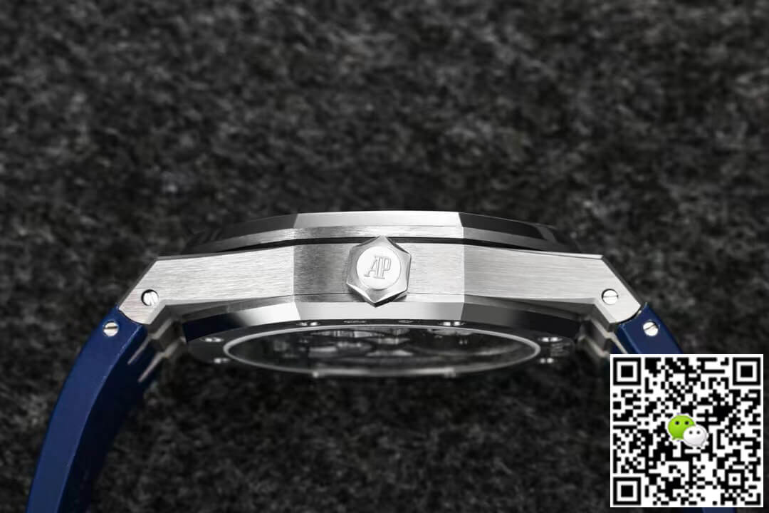 Replica Audemars P1g*et Royal Oak Tourbillon 1:1 Best Edition R8 Factory V3 Blue Rubber Strap
