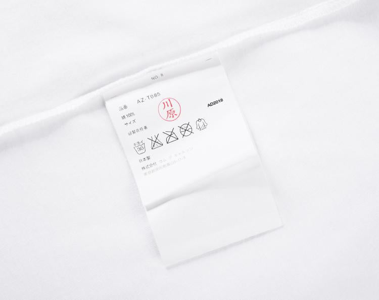 COMME DES GARCONS CDG PLAY Hearts Long Sleeve Black White T Shirt