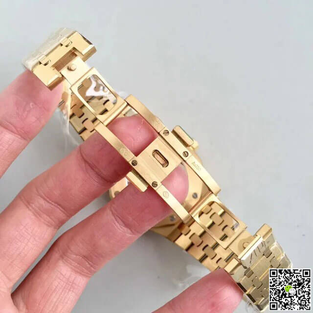 Replica Audemars P1g*et Royal Oak 15400OR 1:1 Best Edition JF Factory Blue Dial