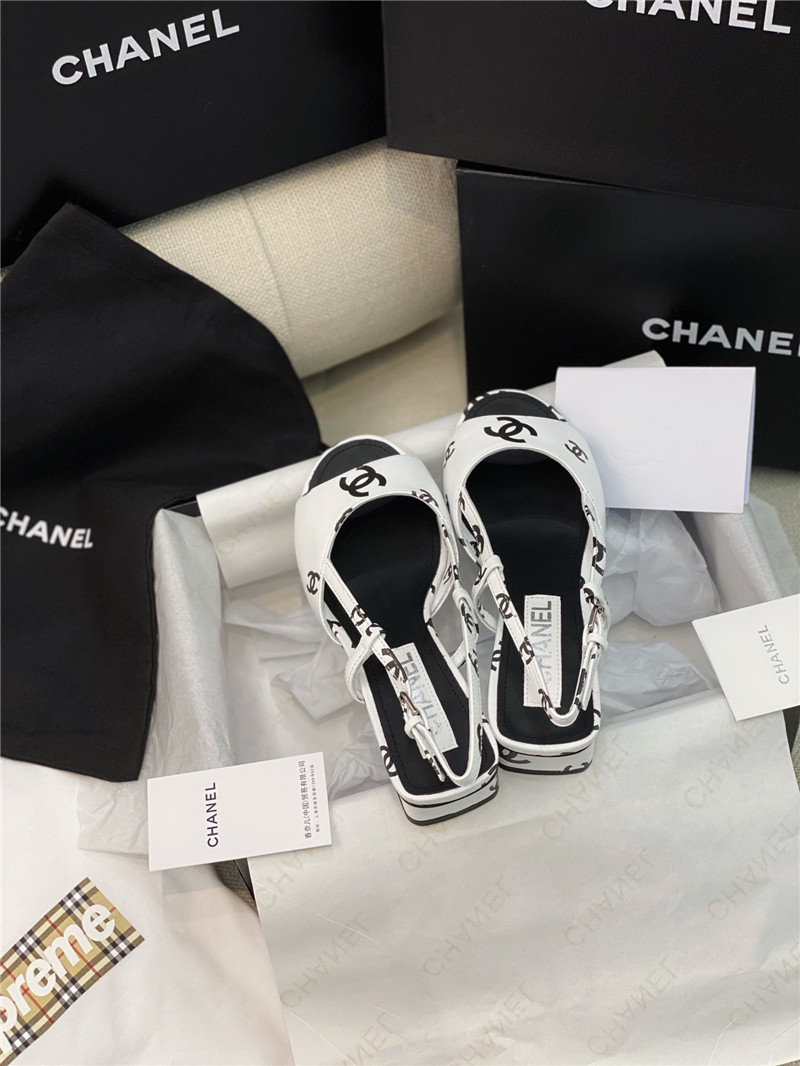 Ch**el flat cutout sandals