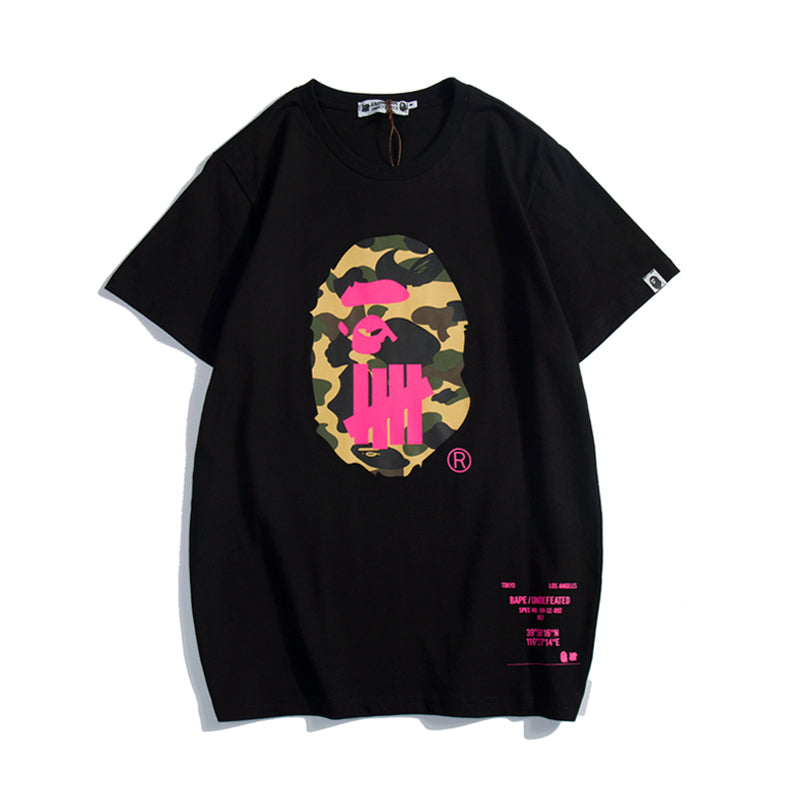 Bape x Undefeated T Shirt Bape Camo College Cotton Tee 1336