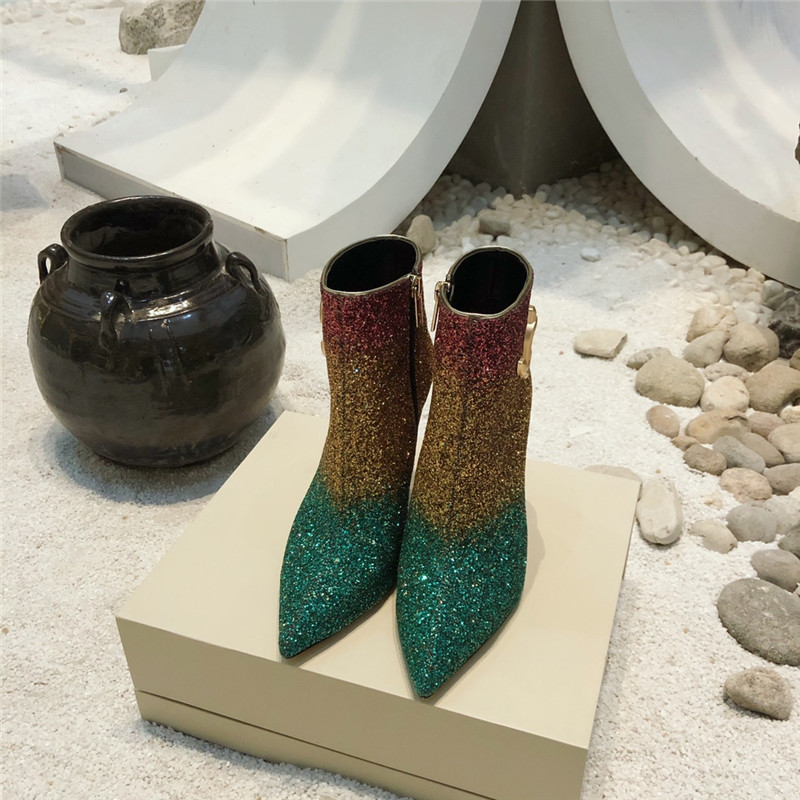 J1m*y Ch00 high heel ladies ankle boots