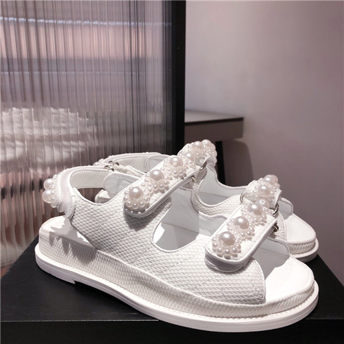 Ch**el flat sandals womens