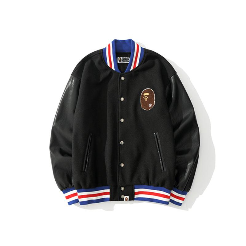 Bape A Bathing ape Baseball Jacket Men & Women