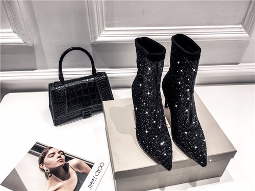 J1m*y Ch00 heel ankle boots