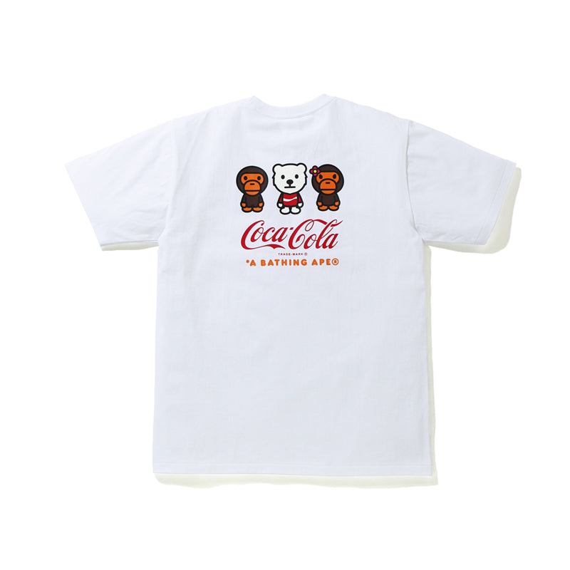 Bape x Coca T Shirt Milo Monkey Cotton Tee 786