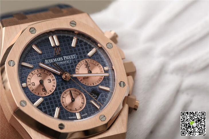 Replica Audemars P1g*et Royal Oak Chronograph 26331OR.OO.D315CR.01 1:1 Best Edition OM Factory Rose Gold