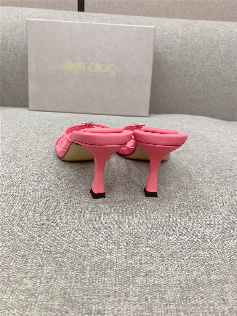 J1m*y Ch00 Heeled Slides