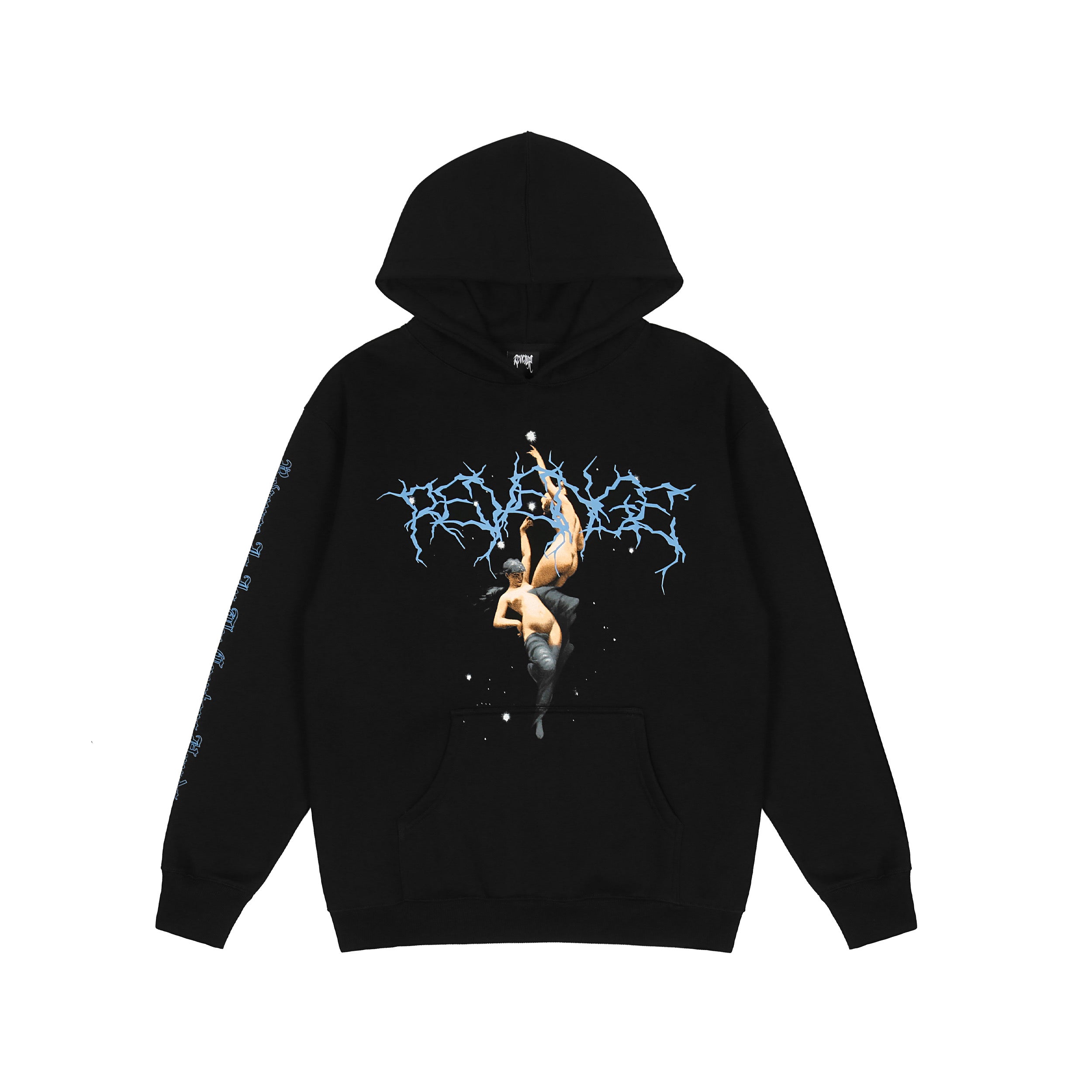 Revenge Black Angels Lightning Hoodie
