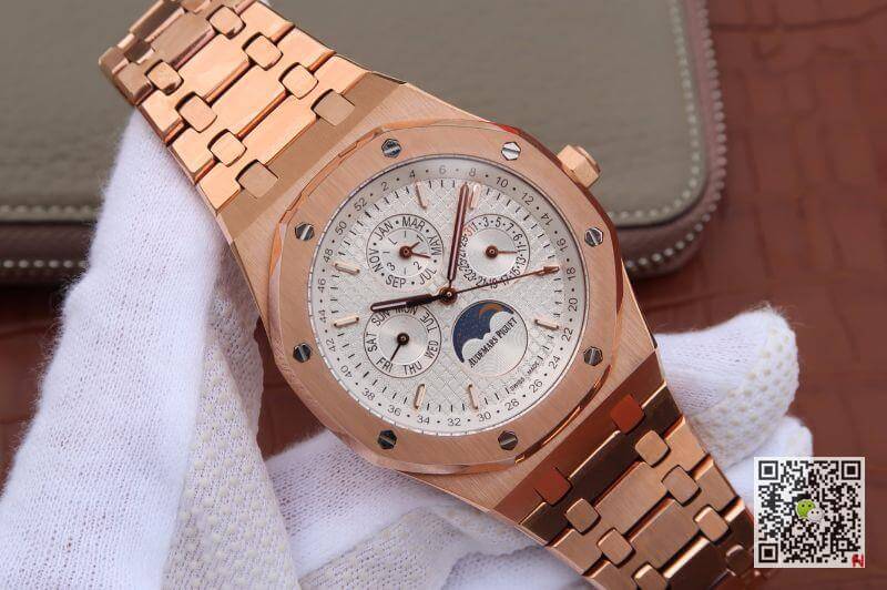 Replica Audemars P1g*et Royal Oak 26574OR.OO.1220OR.01 JF Factory 1:1 Best Edition Swiss ETA5134