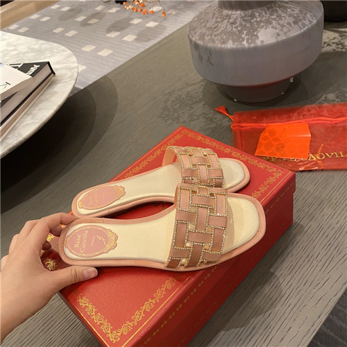 rene caovilla flat slippers