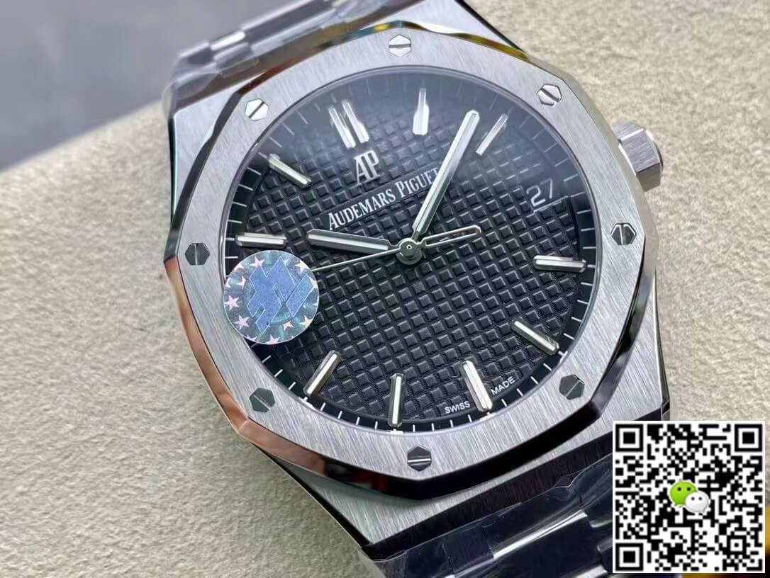 Replica Audemars P1g*et Royal Oak 15500ST.OO.1220ST.03 1:1 Best Edition ZF Factory V2 Version Black Dial