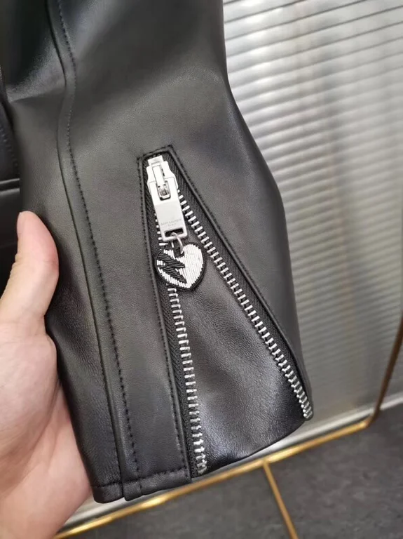 Sa1nt Lau*nt Replica Real Leather Jacket