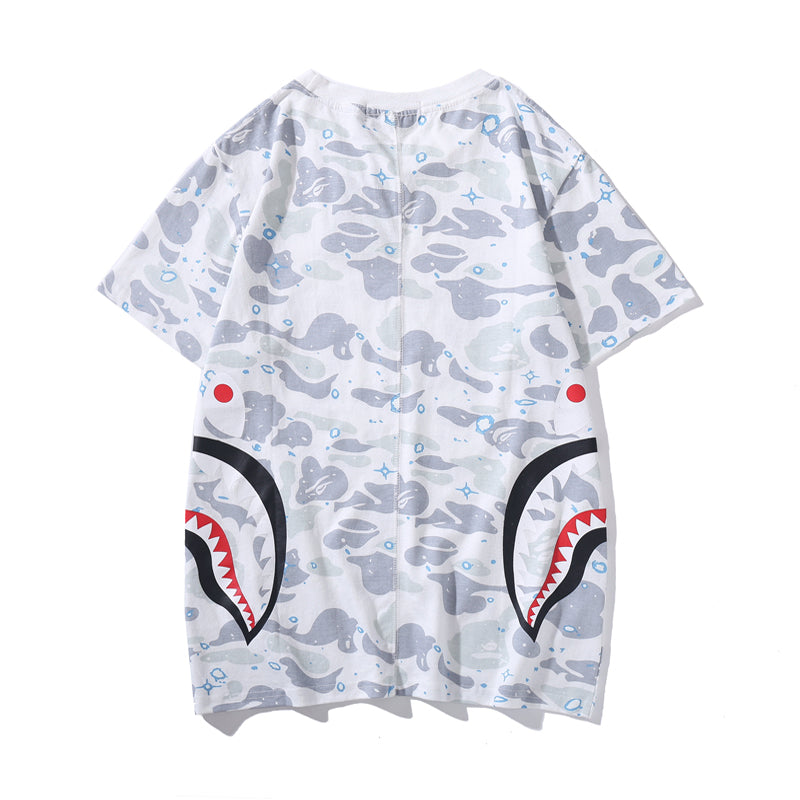 Bape Shark Camo Luminous T Shirt 1512