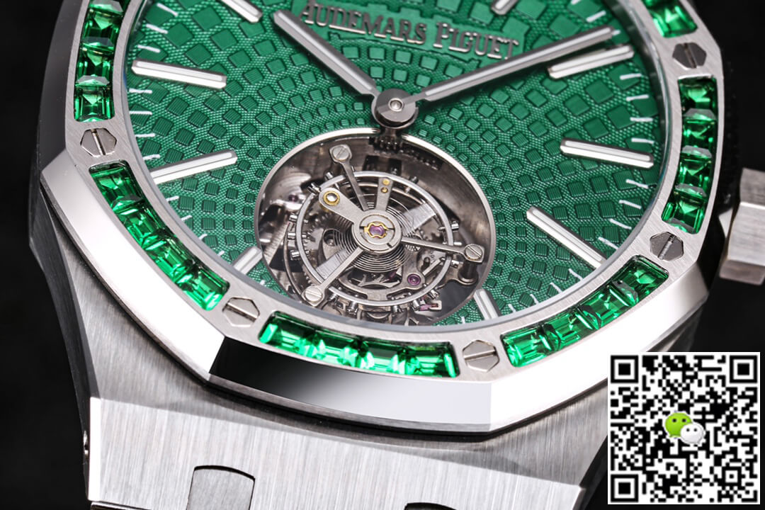 Replica Audemars P1g*et Royal Oak Tourbillon 26532IC.EE.1220TI.01 1:1 Best Edition R8 Factory Green Dial