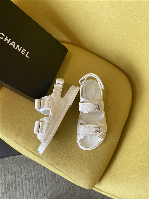 Ch**el flat beach shoes sandals