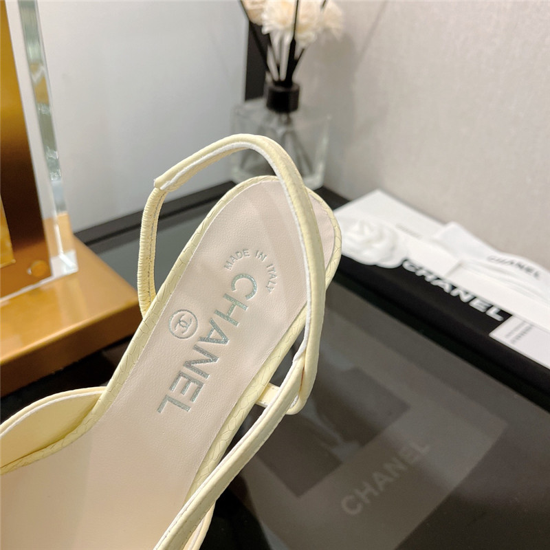 Ch**el Slingback Dupe heels sandals