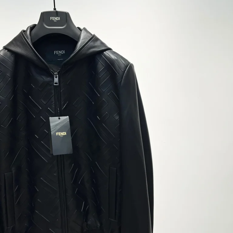 2022ss F**di Real leather Jacket