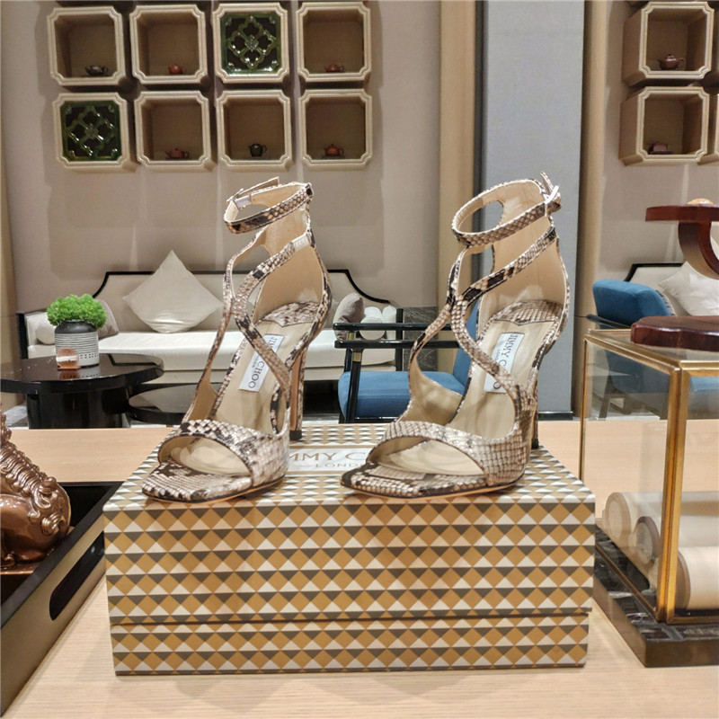 J1m*y Ch00 heeled satin sandals