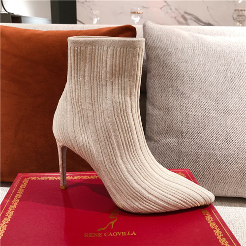 rene caovilla high heel booties