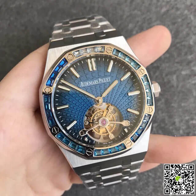 Replica Audemars P1g*et Royal Oak Tourbillon 26521PT.YY.1220PT.01 1:1 Best Edition R8 Factory D1am0nd Bezel