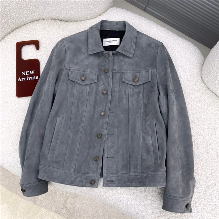 Sa1nt Lau*nt Real Leather Jacket