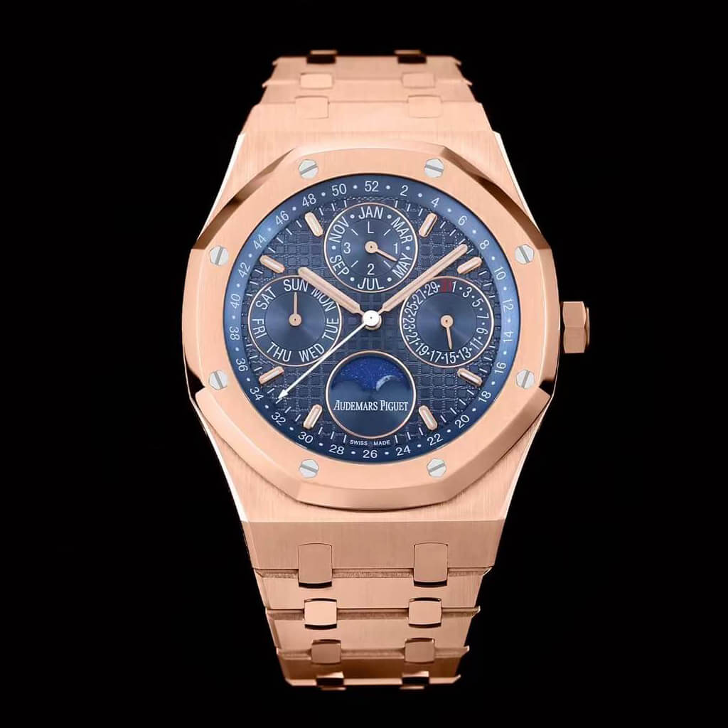 Replica Audemars P1g*et Royal Oak 26574OR.OO.1220OR.03 1:1 Best Edition APS Factory Blue Dial