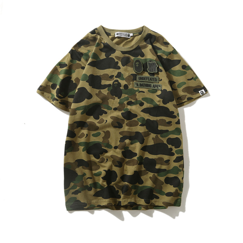 Bape x Undefeated T Shirt Bape Camo Cotton Tee 1221