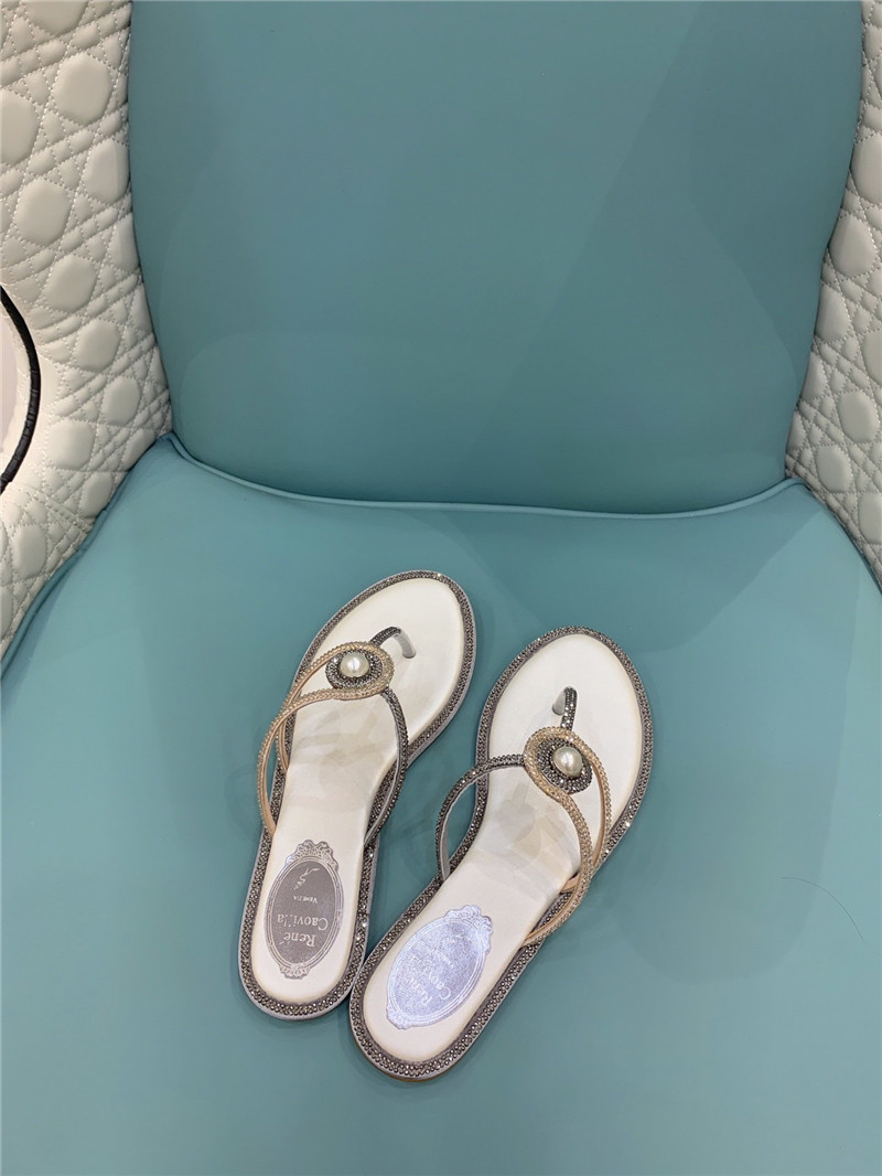 René Caovilla slippers sandals