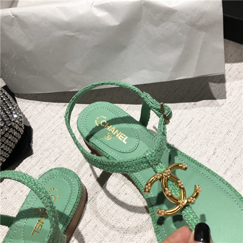 Ch**el flat sandals