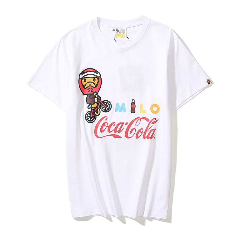 Bape Coca Milo Harajuku T Shirt 9050